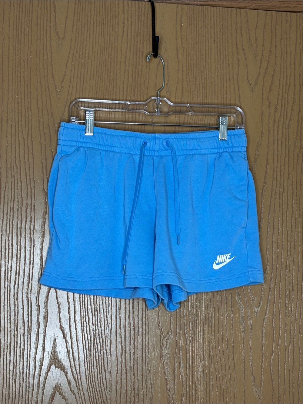 Nike Women’s Bright Blue Fleece Drawstring Shorts